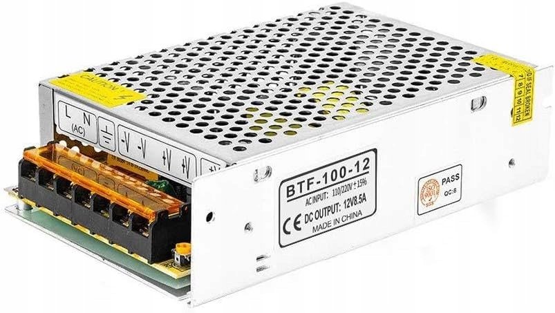 FORMAT Zasilacz Transor Regulowany Zasilacz Impulsowy 12V 8.5A 102W