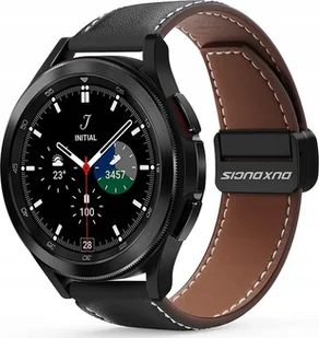 Dux Ducis DUX DUCIS pasek YA skórzany 22 mm czarny - Akcesoria do smartwatchy - miniaturka - grafika 1