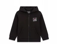 Bluzy dla dziewczynek - GUESS CZARNA BLUZA DZIECIĘCA Z KAPTUREM I NASZYWKĄ 118-122 I1B - miniaturka - grafika 1