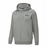 Bluzy sportowe męskie - Męska Bluza Z Suwakiem Z Logo ESS - miniaturka - grafika 1
