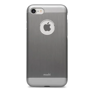 Moshi Etui aluminiowe iPhone 7 iGlaze Armour Gunmetal Gray (99MO088021) - Etui i futerały do telefonów - miniaturka - grafika 2