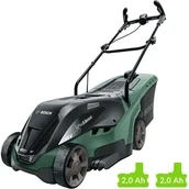 Kosiarki - Bosch UniversalRotak 36-560 Czarny, Zielony Bateria, kosiarka do trawy - miniaturka - grafika 1