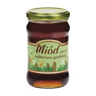 SĄDECKI BARTNIK MIÓD NEKTAR-SPADZIOW.370G 370 G - Miód - miniaturka - grafika 1