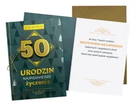 Przybory szkolne - Karnet DK-1121 Urodziny 50 (cyfry, męskie) - miniaturka - grafika 1