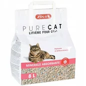 Żwirek dla kotów - Zolux Zolux Żwirek PURECAT zbrylający perfumowany i antybakteryjny 8 l - miniaturka - grafika 1