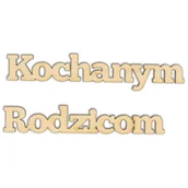 Dekoratorstwo - EKO-DECO, napis, kochanym rodzicom (prosty) - miniaturka - grafika 1