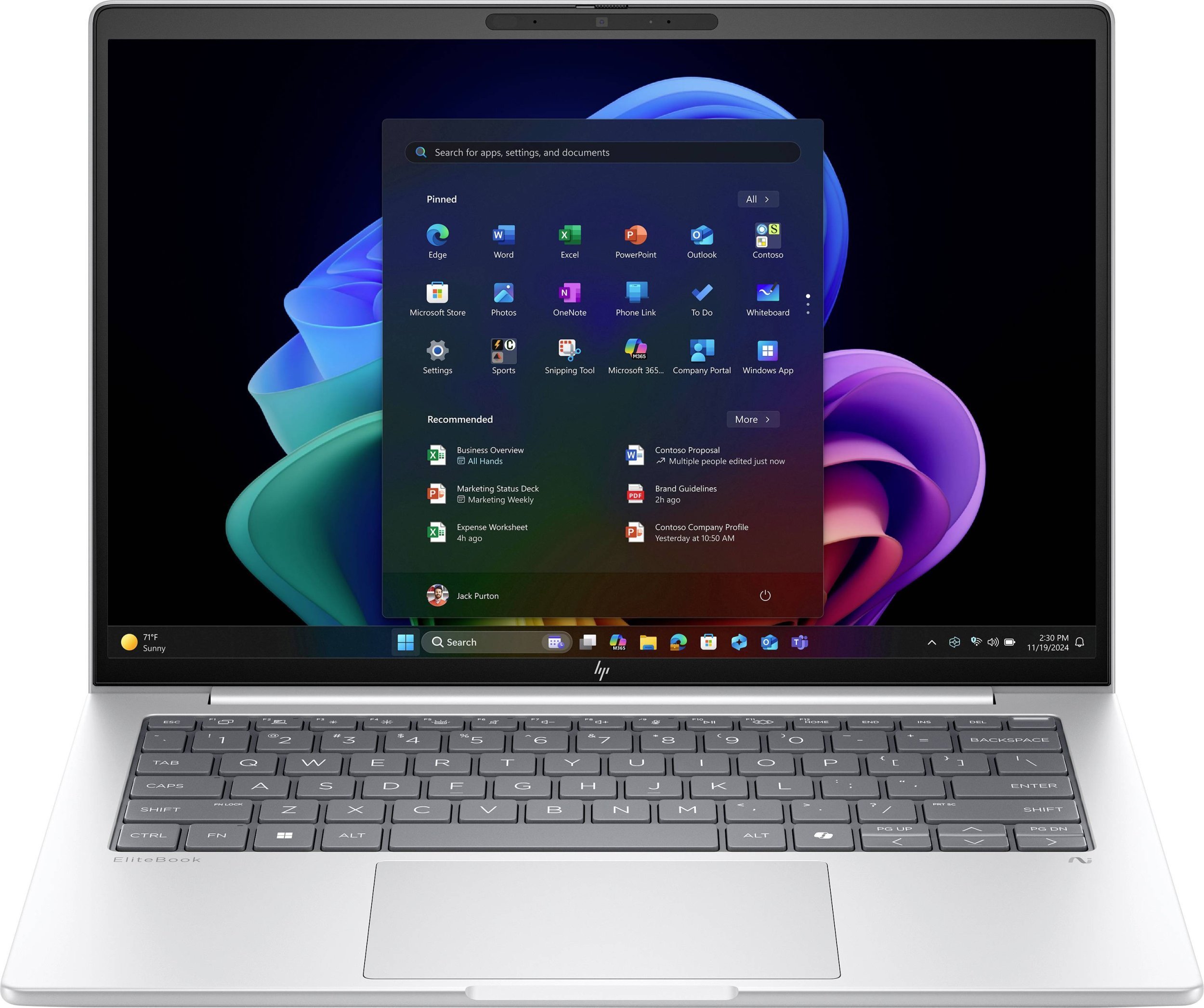 HP EliteBook 8 G1a AMD Ryzen AI 5 340 35,56cm 14Zoll 2,5K 32GB 512GB/SSD W11P SmartBuy 3J Gar DE