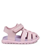 Buty dla dziewczynek - Geox Sandały B Sandal Fusbetto B556BA 000BC C8004 Różowy - miniaturka - grafika 1
