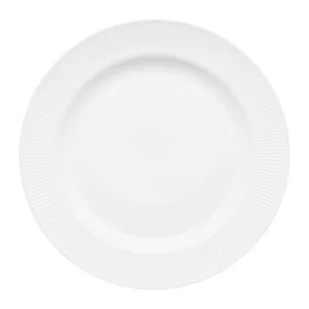 Talerz obiadowy Curly 25 cm biały - Talerze - miniaturka - grafika 1