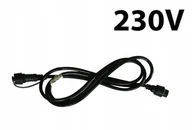 Lampy ogrodowe - ﻿Girlanda Ogrodowa Kabel zasilający do girland przedłużacz 2m IP65 230V/50Hz - miniaturka - grafika 1