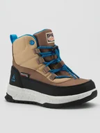 Botki damskie - Kamik Botki zimowe "Stormymid2" w kolorze beżowo-jasnobrązowym - miniaturka - grafika 1