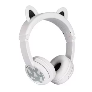 BuddyPhones Play Ears Plus panda (białe) - Słuchawki - miniaturka - grafika 1