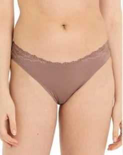 CALVIN KLEIN MAJTKI DAMSKIE RÓŻOWE Z KORONKĄ M 2A5E1_C* TIA - Majtki damskie - miniaturka - grafika 1