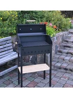 Paleniska ogrodowe - ABAS BBQ GRILL MEDIUM WITH MOUNTED COVER - miniaturka - grafika 1