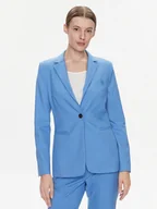 Marynarki i żakiety damskie - Tommy Hilfiger Marynarka WW0WW39977 Niebieski Regular Fit - miniaturka - grafika 1