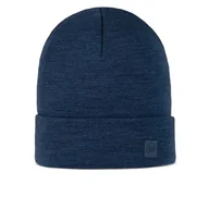 Czapki i chusty sportowe męskie - Czapka Buff Merino Heavyweight 111170.779.10.00 - granatowa - miniaturka - grafika 1