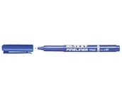 Foliopisy - Hi-Text 750 Fineliner zestaw 12 cienkich długopisów 1 mm niebieski - miniaturka - grafika 1
