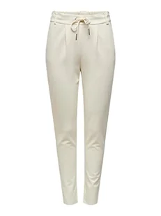 ONLY NOS Damskie spodnie Onlpoptrash Easy Color Pant PNT Noos, Biały (Cloud Dancer Cloud Dancer), 36W x 34L - Spodnie damskie - miniaturka - grafika 1