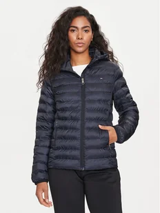 Tommy Hilfiger Kurtka przejściowa Global Stripe WW0WW42046 Granatowy Regular Fit - Kurtki damskie - miniaturka - grafika 1