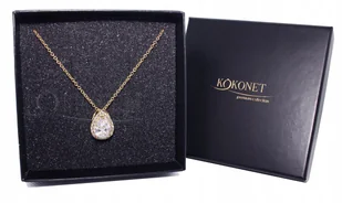 Naszyjnik ślubny DROP gold - Naszyjniki - miniaturka - grafika 1