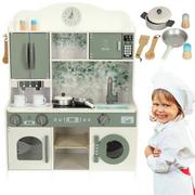 Zabawki AGD - Kuchnia drewniana dla dzieci Ekspres Pralka - miniaturka - grafika 1