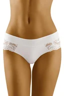 Majtki damskie - Wol-Bar Cara biały XL Majtki szorty - miniaturka - grafika 1