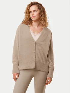 Triumph Kardigan Smart Thermal 10221469 Beżowy Regular Fit - Swetry damskie - miniaturka - grafika 1