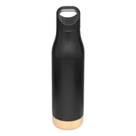 Shakery i bidony sportowe - Próżniowa butelka do picia BAMBOO LEGEND, czarny - miniaturka - grafika 1