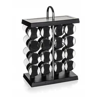 Pojemniki na przyprawy - Banquet Komplet pojemniczków do przypraw na stojaku AKCENT Black, 17 szt. - miniaturka - grafika 1
