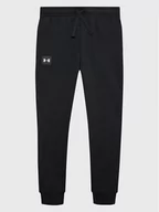 Odzież sportowa dziecięca - Under Armour Spodnie dresowe Ua Rival 1357628 Czarny Regular Fit - miniaturka - grafika 1