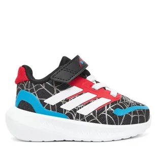 Sneakersy adidas Marvel Spider-man Runfalcon JR5661 Czarny - Buty dla chłopców - miniaturka - grafika 1