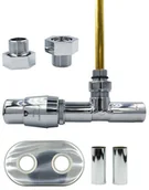 Zawory i kraniki - Zawór termostatyczny zespolony 50mm UNICO chrom lewy GZ1/2 All in One - miniaturka - grafika 1