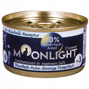 Moonlight Dinner Moonlight Dinner Nr 3 - Tuńczyk, kurczak, krewetki i kałamarnica 80g - Mokra karma dla kotów - miniaturka - grafika 2