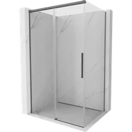 Kabiny prysznicowe - Mexen Rox kabina prysznicowa rozsuwana 135 x 90 cm, transparent, gun gray szczotkowany - 8C2-135-090-66-00 - miniaturka - grafika 1