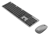 Zestawy myszka + klawiatura - Zestaw Asus W5000 Klawiatura i Myszka RF Wireless Szary 90XB0430-BKM1S0 - miniaturka - grafika 1