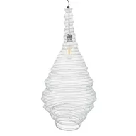 Lampy stojące - Atmosphera Lampa podłogowa dekoracyjna ALI 82 cm szara 167554A - miniaturka - grafika 1