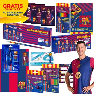 Wyprawka szkolna FC Barcelona, ASTRA - Przybory szkolne - miniaturka - grafika 1