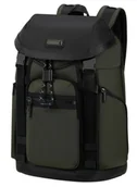 Plecaki - Plecak miejski Samsonite Relyon Backpack 15,6" with flap - green - miniaturka - grafika 1