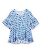 Bluzki damskie - Avenue Damska bluzka tunika w dużych rozmiarach, Diament, 20 Plus - miniaturka - grafika 1