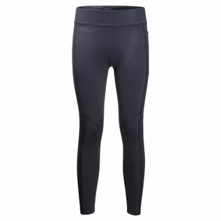 Bielizna sportowa damska - Damskie legginsy termoaktywne Jack Wolfskin ISELER TIGHTS W graphite - XS - grafika 1