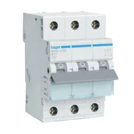 Bezpieczniki elektryczne - Hager Polo Wyłącznik nadmiarowoprądowy 3/25A B 6KA MBN325E - miniaturka - grafika 1