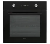 Piekarniki do zabudowy - Sharp K-60P19BNL-EU Termoobieg Czarny lustrzany - miniaturka - grafika 1