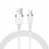 Ładowarki do telefonów - JOYROOM KABEL USB/LIGHTNING SILIKONOWY JOYROOM BIAŁY - miniaturka - grafika 1