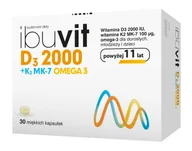 Suplementy diety - Omega Pharma Ibuvit d3 2000+k2 mk-7 3 x 30 kaps - miniaturka - grafika 1