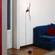 Lampy sufitowe - FLOS Lampa wisząca designerska PARENTESI, czarny, salon / jadalnia, metal, design - miniaturka - grafika 1