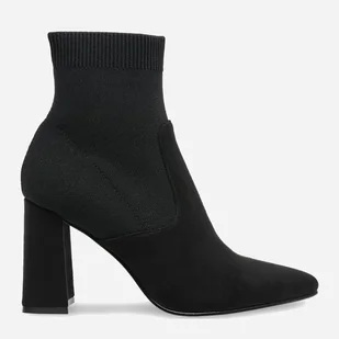 Botki damskie zamszowe Steve Madden Purify Bootie SM19000003-001 41 26.2 cm Czarne (8720236789853). Botki damskie - Botki damskie - miniaturka - grafika 1
