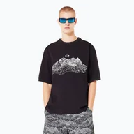 Koszulki męskie - Koszulka męska Oakley Wired Mtn Scape Tee blackout - miniaturka - grafika 1