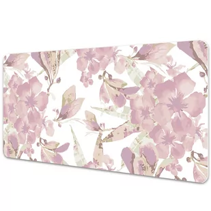 Podkładka na biurko Hibiskus blady róż 90x45 cm - Podkładki na biurko - miniaturka - grafika 1