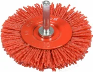 Materiały ścierne - YATO SZCZOTKA TARCZOWA Z TRZPIENIEM  75mm NYLON - miniaturka - grafika 1