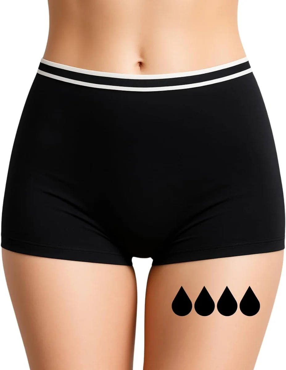 Majtki menstruacyjne Neo 3XL chłonne wielorazowe z bawełny